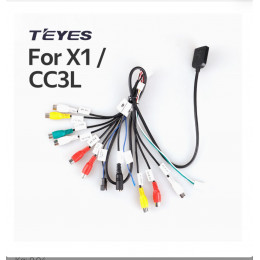 Проводка RCA Teyes 9863 для CC3L/X1